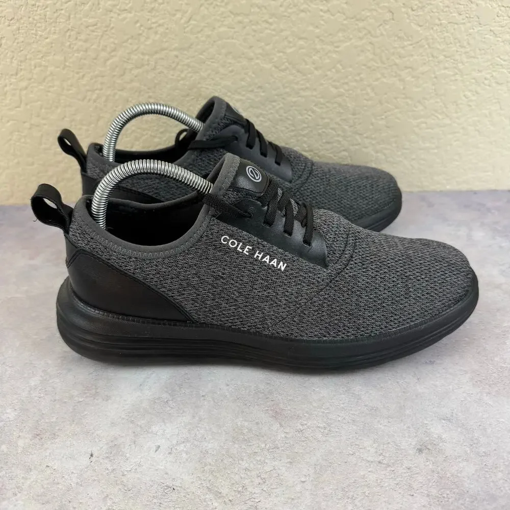 Cole Haan Men's Grandsport Journey Black Knit Sneaker Size 9 C32583